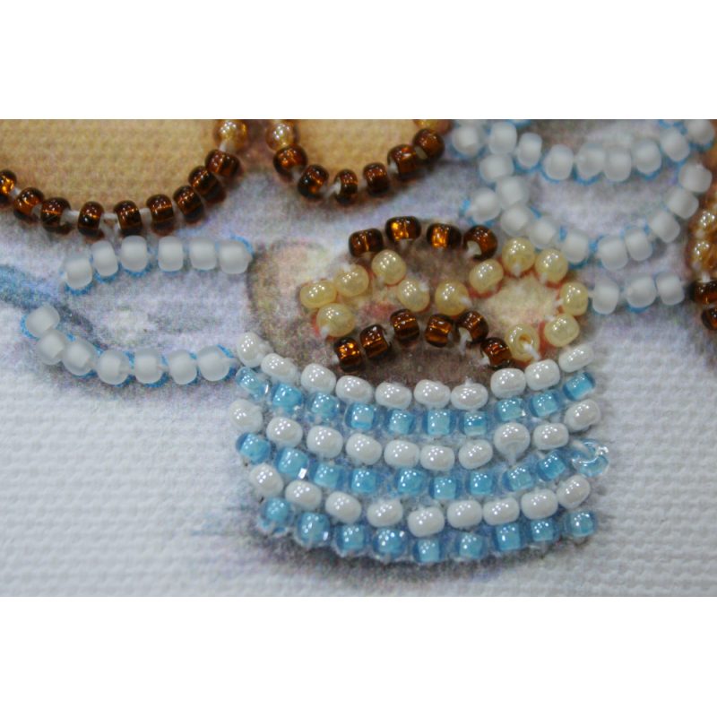 Magnets Bead embroidery kit Good Morning