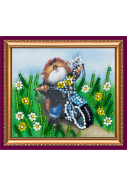 Magnets Bead embroidery kit Biker