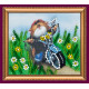 Magnets Bead embroidery kit Biker