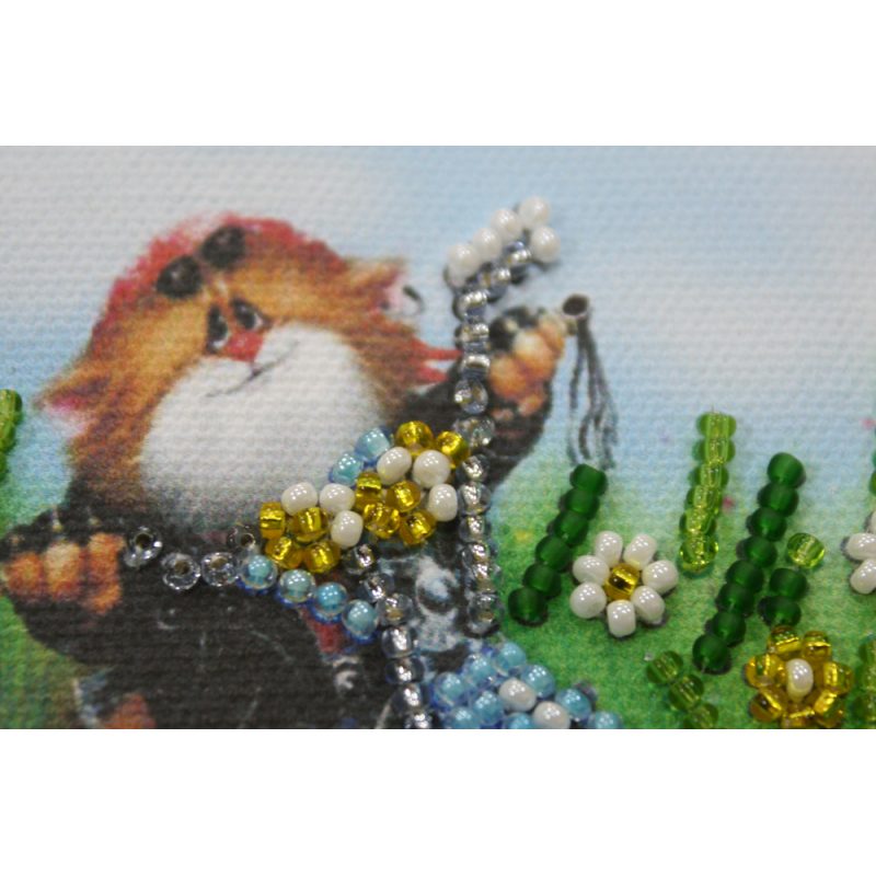 Magnets Bead embroidery kit Biker
