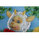 Magnets Bead embroidery kit Fawns