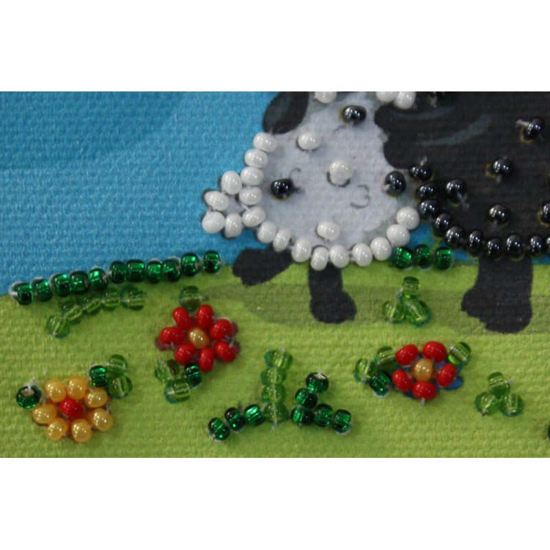 Magnets Bead embroidery kit Enamoured woollies – 1