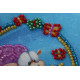 Magnets Bead embroidery kit Woolly and snail