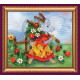 Magnets Bead embroidery kit Hay-harvest