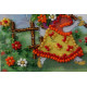 Magnets Bead embroidery kit Hay-harvest