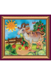 Magnets Bead embroidery kit Goat and cole