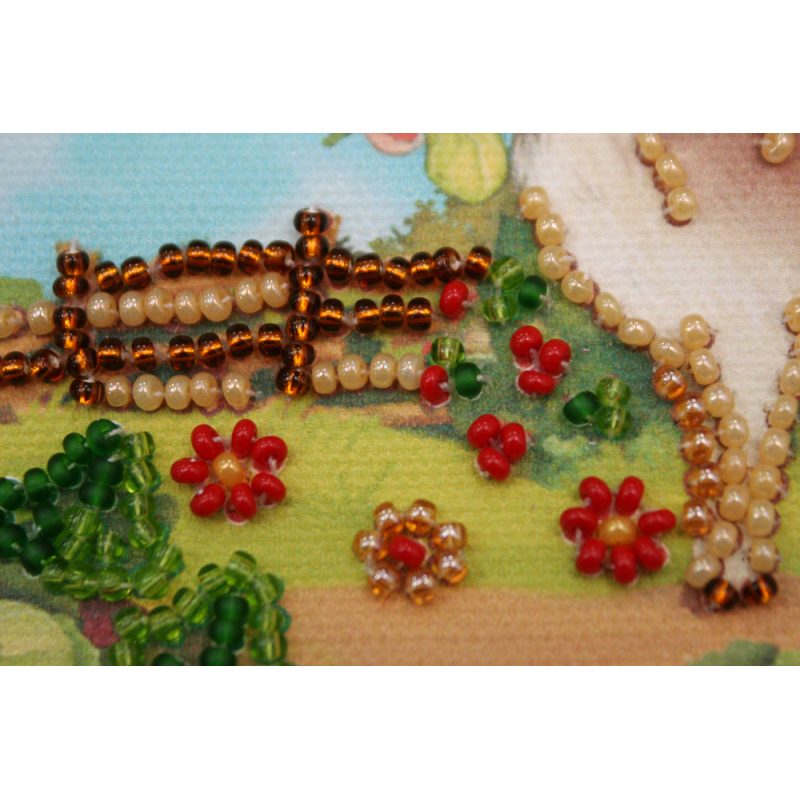 Magnets Bead embroidery kit Goat and cole