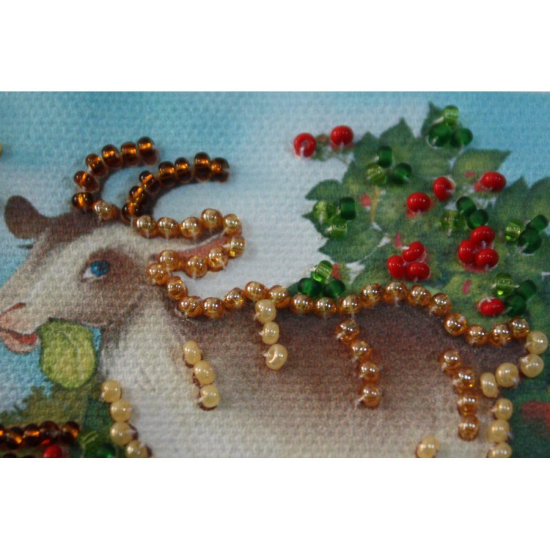 Magnets Bead embroidery kit Goat and cole