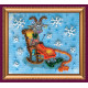 Magnets Bead embroidery kit Goat crocheter