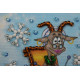 Magnets Bead embroidery kit Goat crocheter
