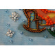 Magnets Bead embroidery kit Goat crocheter