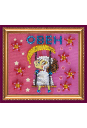 Magnets Bead embroidery kit Aries