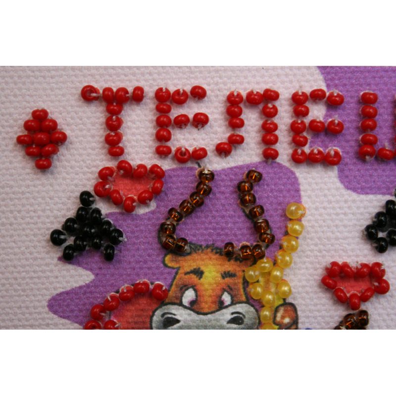 Magnets Bead embroidery kit Taurus