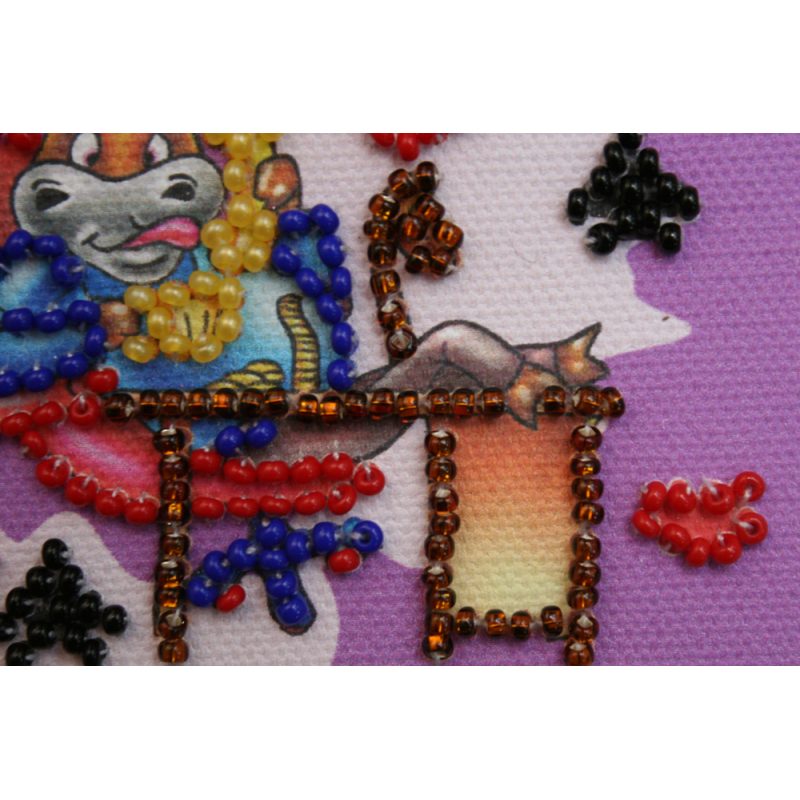 Magnets Bead embroidery kit Taurus