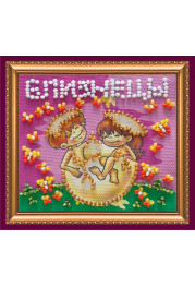 Magnets Bead embroidery kit Gemini