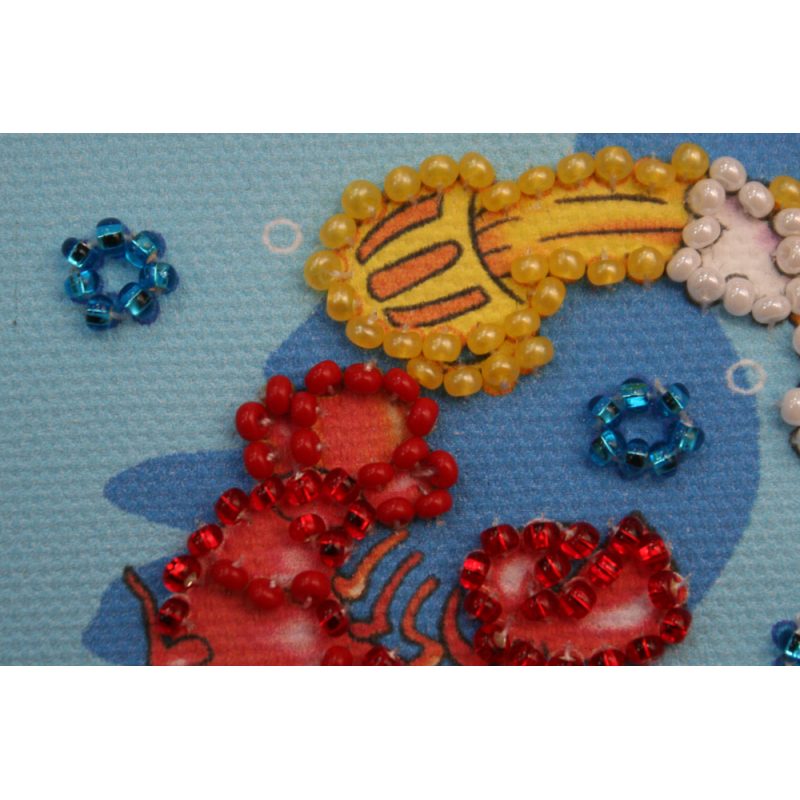 Magnets Bead embroidery kit Cancer