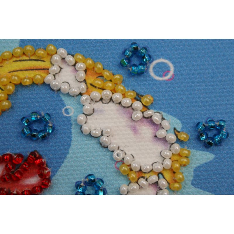 Magnets Bead embroidery kit Cancer
