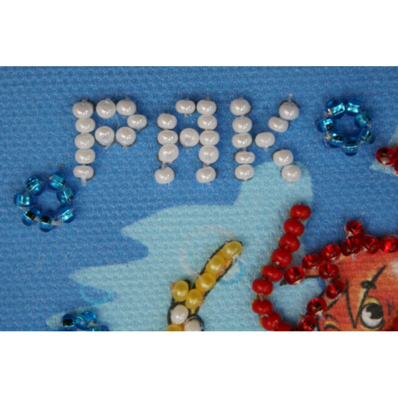 Magnets Bead embroidery kit Cancer