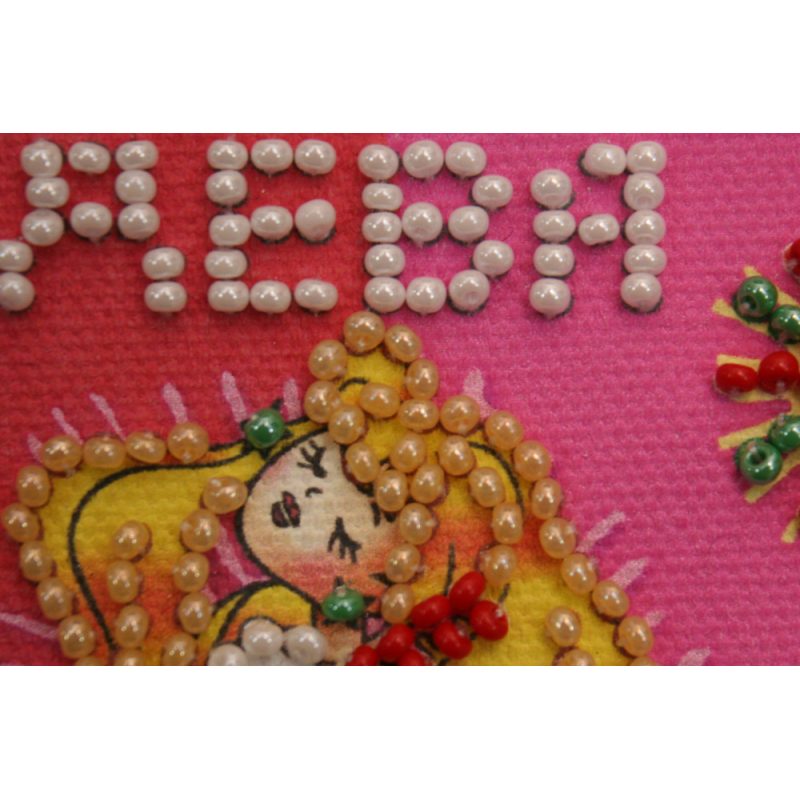 Magnets Bead embroidery kit Virgo