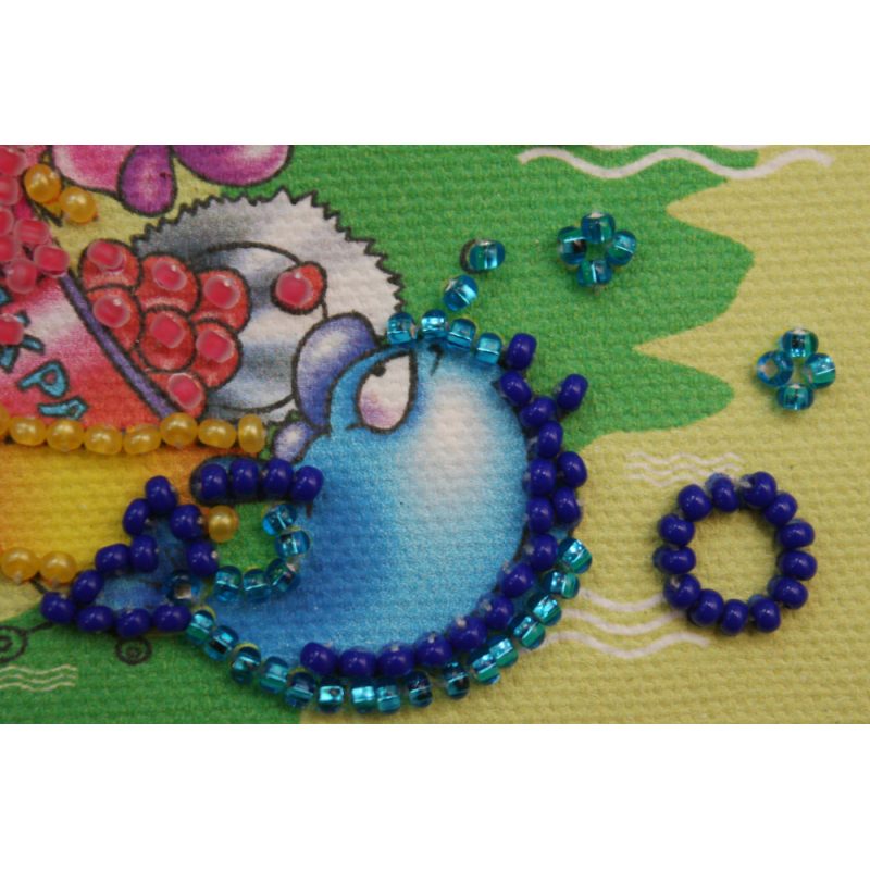 Magnets Bead embroidery kit Pisces