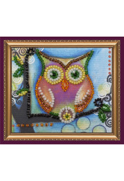 Magnets Bead embroidery kit Owl – 1