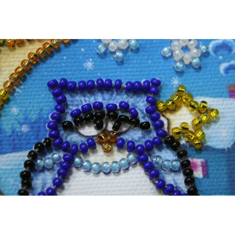 Magnets Bead embroidery kit Owl – 2