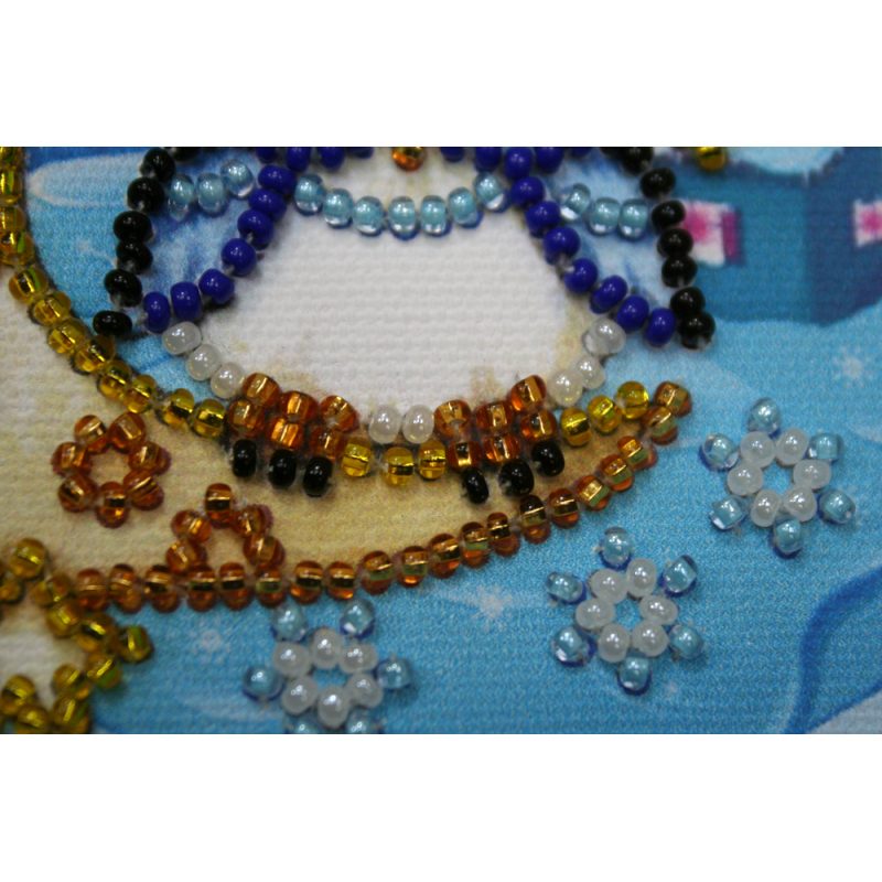 Magnets Bead embroidery kit Owl – 2