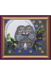 Magnets Bead embroidery kit Owl – 3