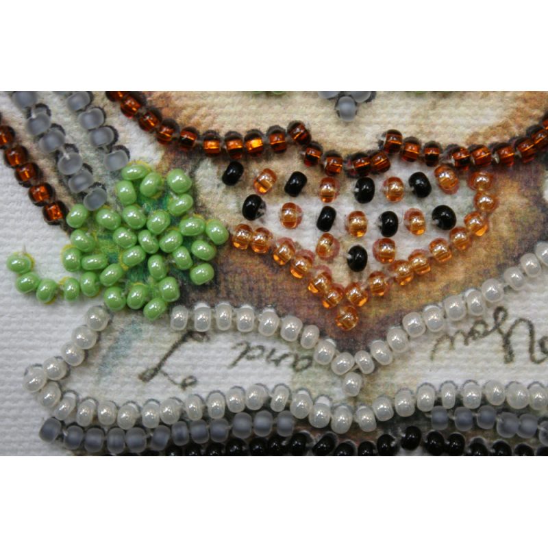 Magnets Bead embroidery kit Owl – 7
