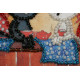 Magnets Bead embroidery kit Catty tea time