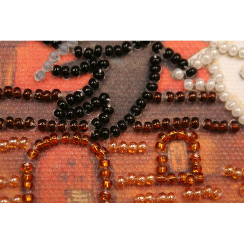 Magnets Bead embroidery kit Fly with cats