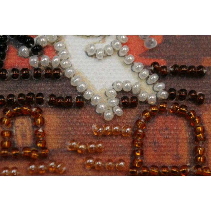 Magnets Bead embroidery kit Fly with cats