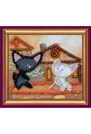 Magnets Bead embroidery kit On the roof