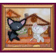 Magnets Bead embroidery kit On the roof