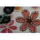 Magnets Bead embroidery kit Bear and flowers