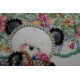 Magnets Bead embroidery kit Bear and Forget-me-not