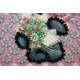 Magnets Bead embroidery kit Bear and Camomiles