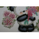 Magnets Bead embroidery kit Bear's greeting