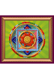 Magnets Bead embroidery kit Oriental pattern - 1