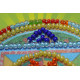 Magnets Bead embroidery kit Oriental pattern - 1