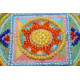 Magnets Bead embroidery kit Oriental pattern - 1