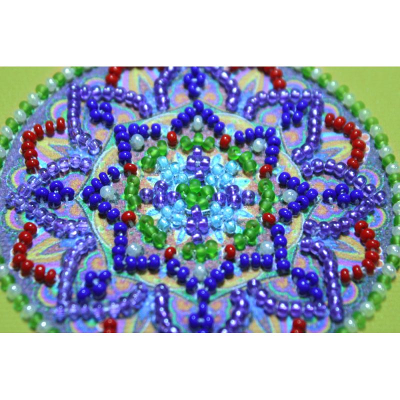 Magnets Bead embroidery kit Oriental pattern - 2