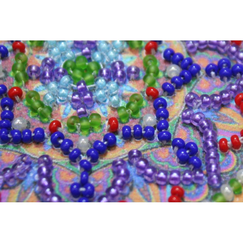 Magnets Bead embroidery kit Oriental pattern - 2