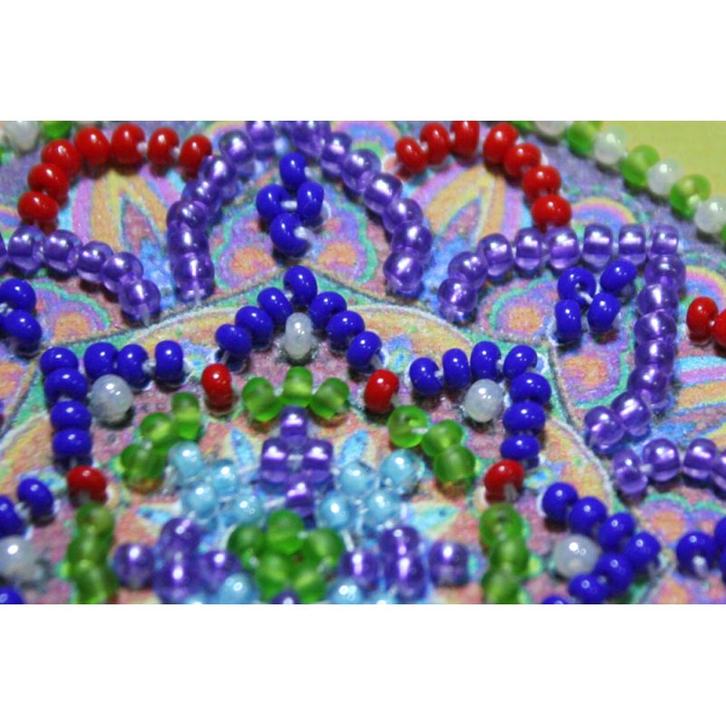 Magnets Bead embroidery kit Oriental pattern - 2