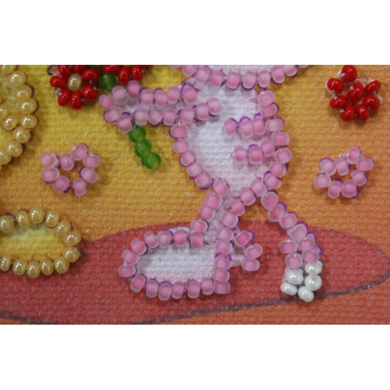 Magnets Bead embroidery kit I love you