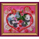 Magnets Bead embroidery kit Saint Valentine's Day