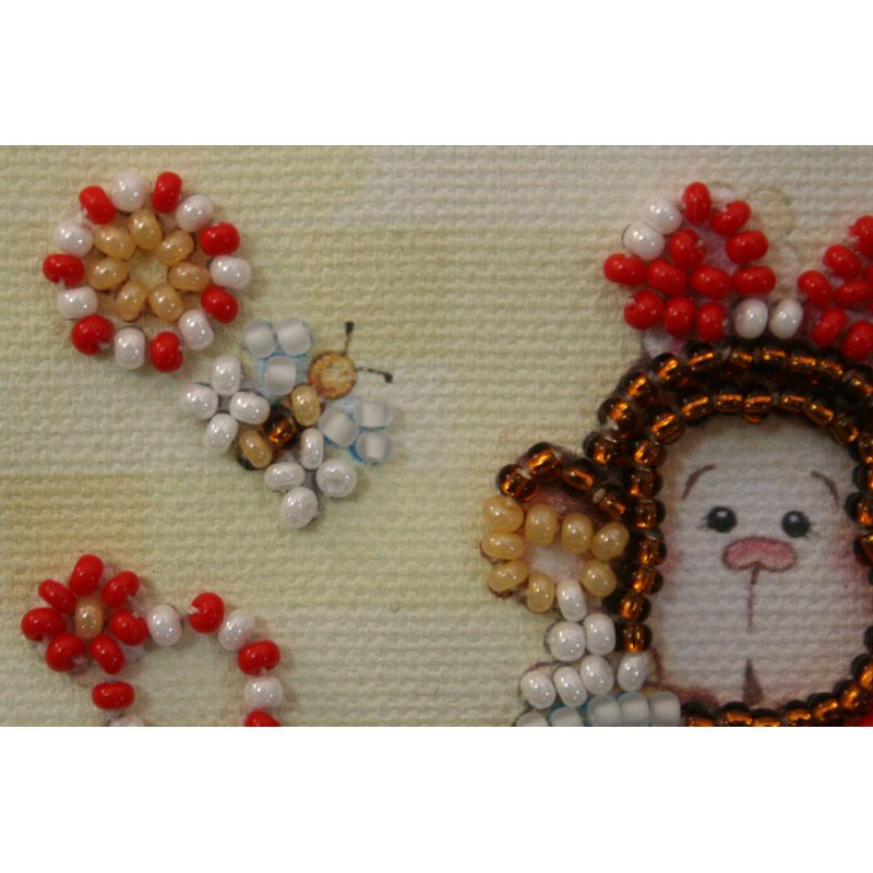 Magnets Bead embroidery kit Little monkey
