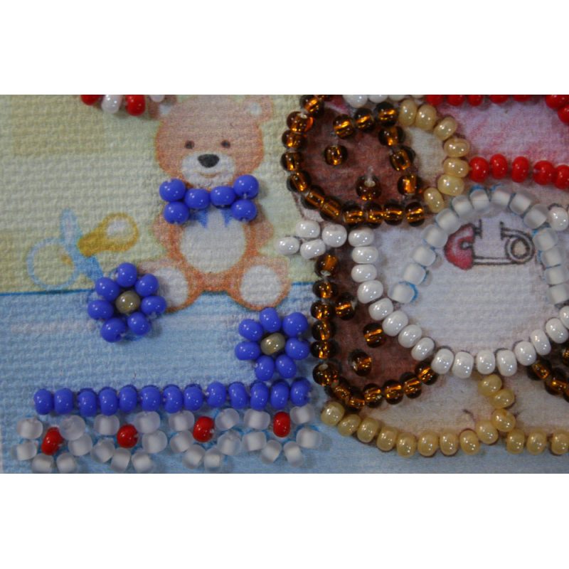 Magnets Bead embroidery kit Little monkey