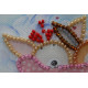Magnets Bead embroidery kit Doggie with goodies