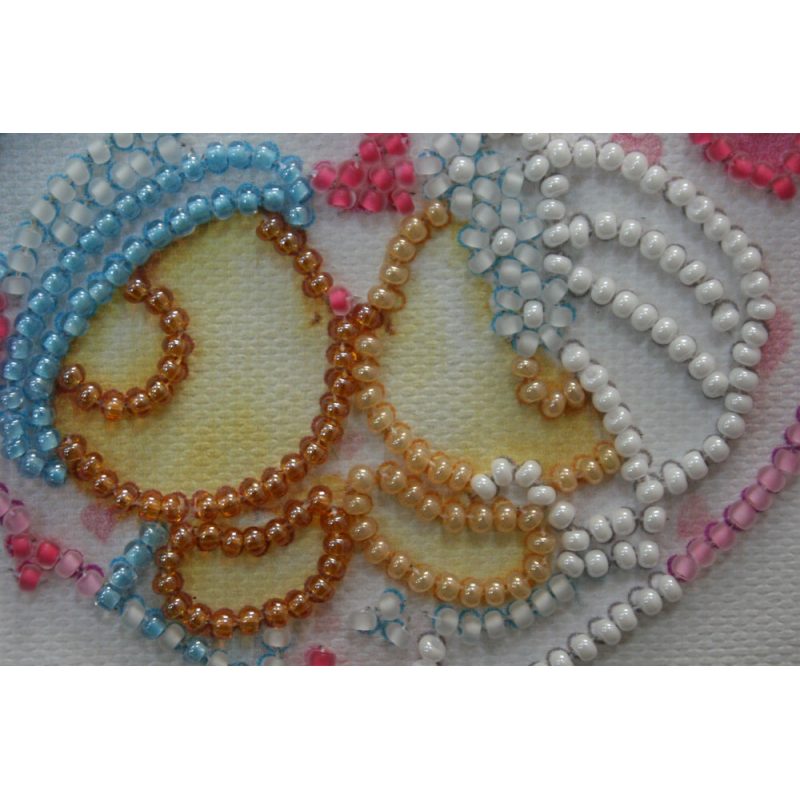 Magnets Bead embroidery kit Just married bears
